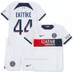 Paris Saint-Germain Ekitike 44 Bortedrakt Barn 2023/2024 - med Bukse
