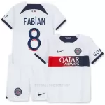 Paris Saint-Germain Fabian 8 Bortedrakt Barn 2023/2024 - med Bukse