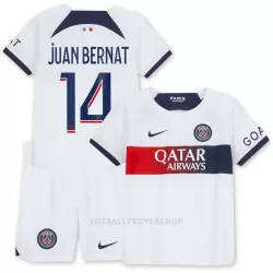 Paris Saint-Germain Juan Bernat 14 Bortedrakt Barn 2023/2024 - med Bukse Paris Saint-Germain Juan Bernat 14 Bortedrakt Barn 2023/2024 - med Bukse