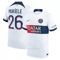 Paris Saint-Germain Mukiele 26 Bortedrakt Herre 2023/2024 Paris Saint-Germain Mukiele 26 Bortedrakt Herre 2023/2024