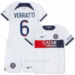 Paris Saint-Germain Verratti 6 Bortedrakt Barn 2023/2024 - med Bukse Paris Saint-Germain Verratti 6 Bortedrakt Barn 2023/2024 - med Bukse