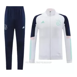 Ajax Amsterdam Treningsjakkedresser Herre 2023/2024 Hvit Ajax Amsterdam Treningsjakkedresser Herre 2023/2024 Hvit