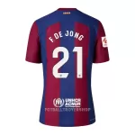 FC Barcelona Frenkie de Jong 21 Hjemmedrakt Herre 2023/2024