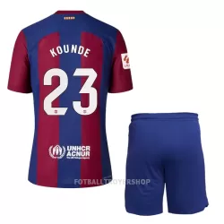 FC Barcelona Kounde 23 Hjemmedrakt Barn 2023/2024 - med Bukse FC Barcelona Kounde 23 Hjemmedrakt Barn 2023/2024 - med Bukse