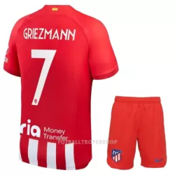 Atlético Madrid Griezmann 7 Hjemmedrakt Barn 2023/2024 - med Bukse Atlético Madrid Griezmann 7 Hjemmedrakt Barn 2023/2024 - med Bukse