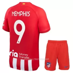 Atlético Madrid Memphis 9 Hjemmedrakt Barn 2023/2024 - med Bukse Atlético Madrid Memphis 9 Hjemmedrakt Barn 2023/2024 - med Bukse