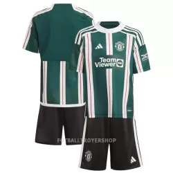 Manchester United Bortedrakt Barn 2023/2024 - med Bukse Manchester United Bortedrakt Barn 2023/2024 - med Bukse