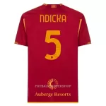 AS Roma Ndicka 5 Hjemmedrakt Herre 2023/2024
