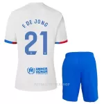 FC Barcelona Frenkie de Jong 21 Bortedrakt Barn 2023/2024 - med Bukse