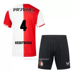Feyenoord Rotterdam Geertruida 4 Hjemmedrakt Barn 2023/2024 - med Bukse Feyenoord Rotterdam Geertruida 4 Hjemmedrakt Barn 2023/2024 - med Bukse