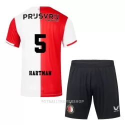 Feyenoord Rotterdam Hartman 5 Hjemmedrakt Barn 2023/2024 - med Bukse Feyenoord Rotterdam Hartman 5 Hjemmedrakt Barn 2023/2024 - med Bukse