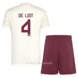 FC Bayern München De Ligt 4 Champions League Tredjedrakt Barn 2023/2024 - med Bukse FC Bayern München De Ligt 4 Champions League Tredjedrakt Barn 2023/2024 - med Bukse