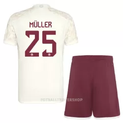 FC Bayern München Müller 25 Champions League Tredjedrakt Barn 2023/2024 - med Bukse FC Bayern München Müller 25 Champions League Tredjedrakt Barn 2023/2024 - med Bukse