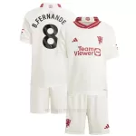 Manchester United Bruno Fernandes 8 Tredjedrakt Barn 2023/2024 - med Bukse