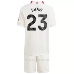 Manchester United Shaw 23 Tredjedrakt Barn 2023/2024 - med Bukse