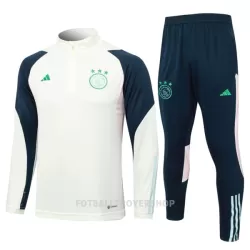 Ajax Amsterdam Kvart-Zip Trenings Collegegenser Set Herre 2023/2024 Hvit Ajax Amsterdam Kvart-Zip Trenings Collegegenser Set Herre 2023/2024 Hvit