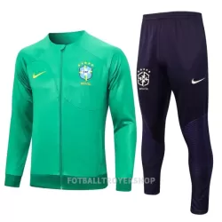 Brasil Treningsjakkedresser Herre 2023/2024 Grønn Brasil Treningsjakkedresser Herre 2023/2024 Grønn