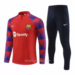 FC Barcelona Kvart-Zip Trenings Collegegenser Set Herre 2023/2024 Rød FC Barcelona Kvart-Zip Trenings Collegegenser Set Herre 2023/2024 Rød