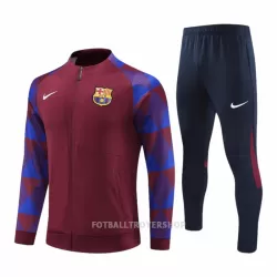 FC Barcelona Kvart-Zip Treningsjakkedresser Herre 2023/2024 Rød FC Barcelona Kvart-Zip Treningsjakkedresser Herre 2023/2024 Rød