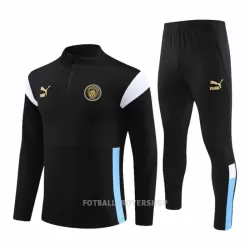 Manchester City Kvart-Zip Trenings Collegegenser Set Herre 2023/2024 Svart Manchester City Kvart-Zip Trenings Collegegenser Set Herre 2023/2024 Svart