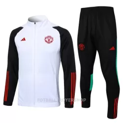 Manchester United Treningsjakkedresser Herre 2023/2024 Hvit Manchester United Treningsjakkedresser Herre 2023/2024 Hvit