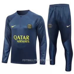 Paris Saint-Germain Kvart-Zip Trenings Collegegenser Set Herre 2023/2024 Blå Paris Saint-Germain Kvart-Zip Trenings Collegegenser Set Herre 2023/2024 Blå