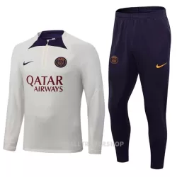 Paris Saint-Germain Kvart-Zip Trenings Collegegenser Set Herre 2023/2024 Hvit Paris Saint-Germain Kvart-Zip Trenings Collegegenser Set Herre 2023/2024 Hvit