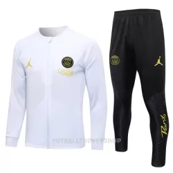 Paris Saint-Germain Treningsjakkedresser Herre 2023/2024 Hvit Paris Saint-Germain Treningsjakkedresser Herre 2023/2024 Hvit