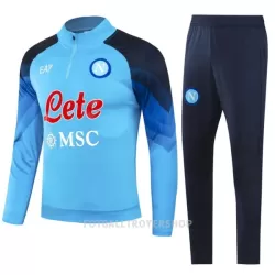 SSC Napoli Kvart-Zip Trenings Collegegenser Set Herre 2023/2024 Blå SSC Napoli Kvart-Zip Trenings Collegegenser Set Herre 2023/2024 Blå