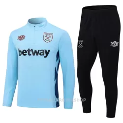 West Ham United Kvart-Zip Trenings Collegegenser Set Herre 2023/2024 Blå West Ham United Kvart-Zip Trenings Collegegenser Set Herre 2023/2024 Blå