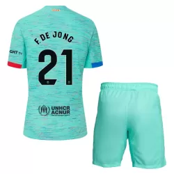 FC Barcelona Frenkie de Jong 21 Tredjedrakt Barn 2023/2024 - med Bukse FC Barcelona Frenkie de Jong 21 Tredjedrakt Barn 2023/2024 - med Bukse