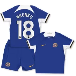 Chelsea Nkunku 18 Hjemmedrakt Barn 2023/2024 - med Bukse Chelsea Nkunku 18 Hjemmedrakt Barn 2023/2024 - med Bukse