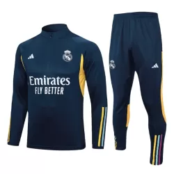 Real Madrid Kvart-Zip Trenings Collegegenser Herre 2023/2024 Navy Real Madrid Kvart-Zip Trenings Collegegenser Herre 2023/2024 Navy