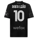 AC Milan Rafael Leao 10 Fjerdedrakt Herre 2023/2024 Svart