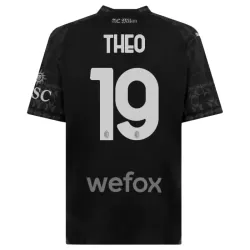 AC Milan Theo Hernandez 19 Fjerdedrakt Herre 2023/2024 Svart AC Milan Theo Hernandez 19 Fjerdedrakt Herre 2023/2024 Svart