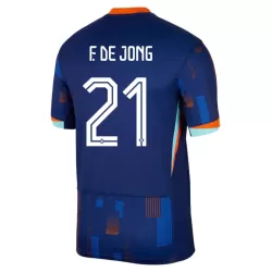 Nederland Frenkie de Jong 21 Bortedrakt Herre EM 2024 Nederland Frenkie de Jong 21 Bortedrakt Herre EM 2024