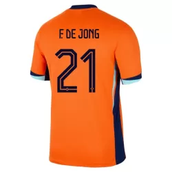 Nederland Frenkie de Jong 21 Hjemmedrakt Herre EM 2024 Nederland Frenkie de Jong 21 Hjemmedrakt Herre EM 2024