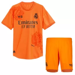 Real Madrid Keeper Fjerdedrakt Barn 2023/2024 Oransje - med Bukse Real Madrid Keeper Fjerdedrakt Barn 2023/2024 Oransje - med Bukse