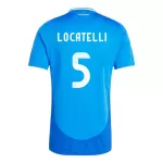 Italia Manuel Locatelli 5 Hjemmedrakt Herre EM 2024