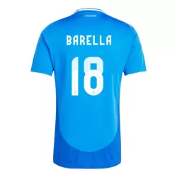 Italia Nicolo Barella 18 Hjemmedrakt Herre EM 2024 Italia Nicolo Barella 18 Hjemmedrakt Herre EM 2024