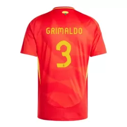 Spania Alejandro Grimaldo 3 Hjemmedrakt Herre EM 2024 Spania Alejandro Grimaldo 3 Hjemmedrakt Herre EM 2024