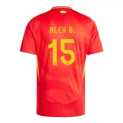 Spania Alex Baena 15 Hjemmedrakt Herre EM 2024 Spania Alex Baena 15 Hjemmedrakt Herre EM 2024