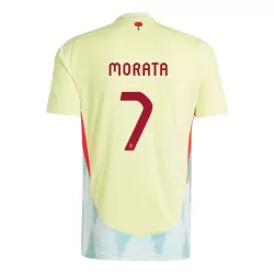 Spania Alvaro Morata 7 Bortedrakt Herre EM 2024 Spania Alvaro Morata 7 Bortedrakt Herre EM 2024