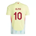 Spania Dani Olmo 10 Bortedrakt Herre EM 2024