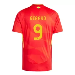 Spania Gerard Moreno 9 Hjemmedrakt Herre EM 2024 Spania Gerard Moreno 9 Hjemmedrakt Herre EM 2024