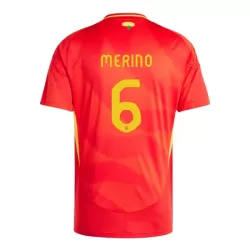 Spania Mikel Merino 6 Hjemmedrakt Herre EM 2024 Spania Mikel Merino 6 Hjemmedrakt Herre EM 2024