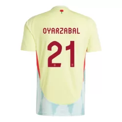 Spania Mikel Oyarzabal 21 Bortedrakt Herre EM 2024 Spania Mikel Oyarzabal 21 Bortedrakt Herre EM 2024