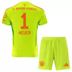 FC Bayern München Manuel Neuer 1 Keeper Hjemmedrakt Barn 2024/2025 - med Bukse FC Bayern München Manuel Neuer 1 Keeper Hjemmedrakt Barn 2024/2025 - med Bukse