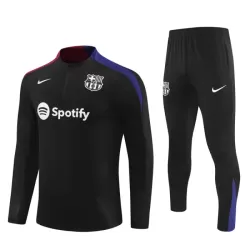 Barcelona Kvart-Zip Trenings Collegegenser Barn 2024/2025 Svart Barcelona Kvart-Zip Trenings Collegegenser Barn 2024/2025 Svart