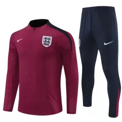 England Kvart-Zip Trenings Collegegenser Herre 2024/2025 Rød England Kvart-Zip Trenings Collegegenser Herre 2024/2025 Rød